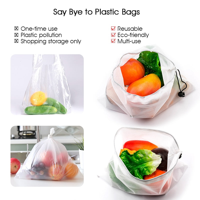 12 reusable bags