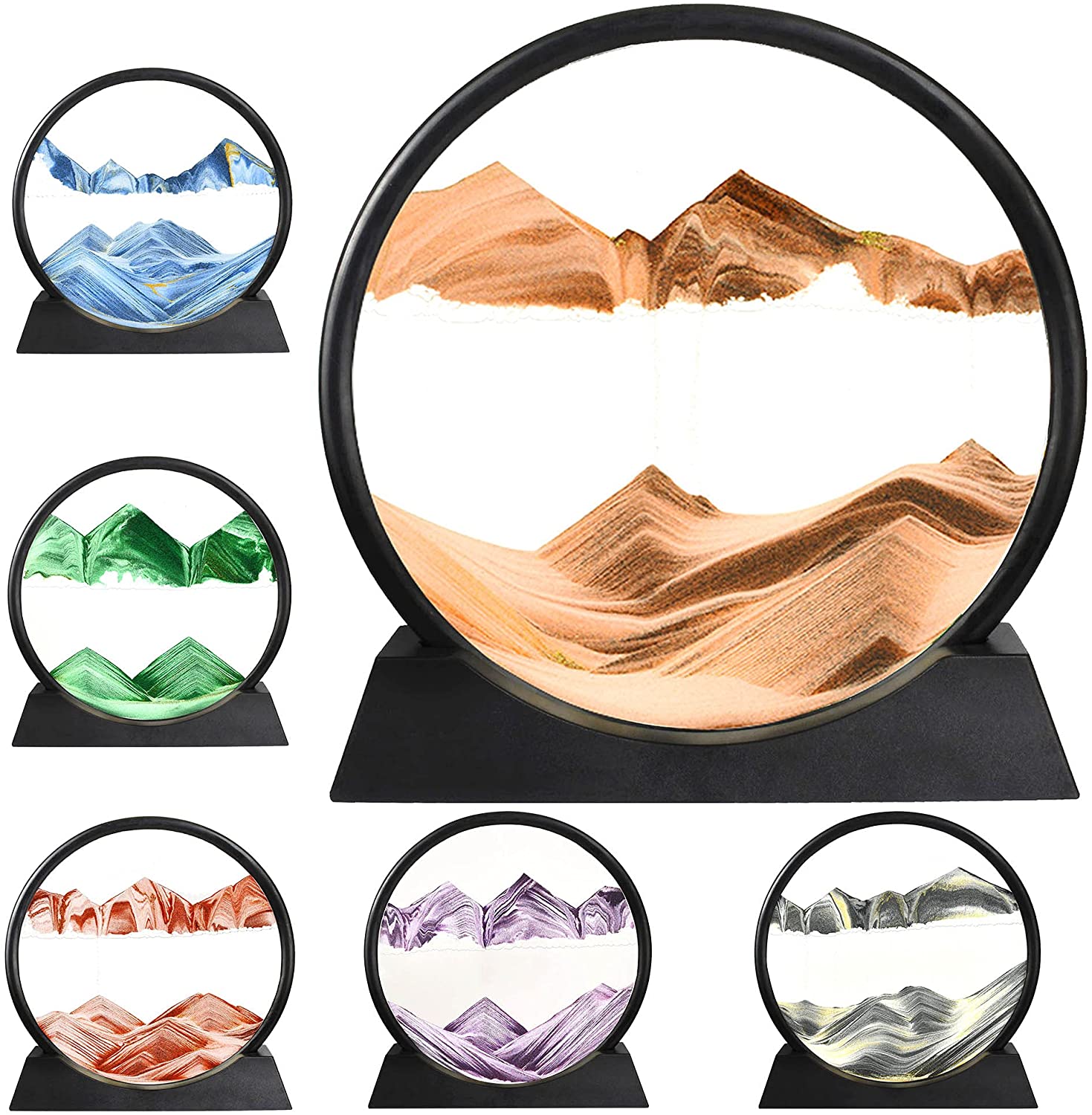 Hourglass Moving Sand Art Sand Landscapes in Motion 3D Deep Sea Ocean